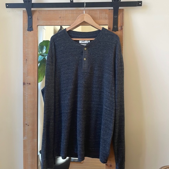 Grayers Other - Grayers Clothiers Heathered Henley Size XXL
